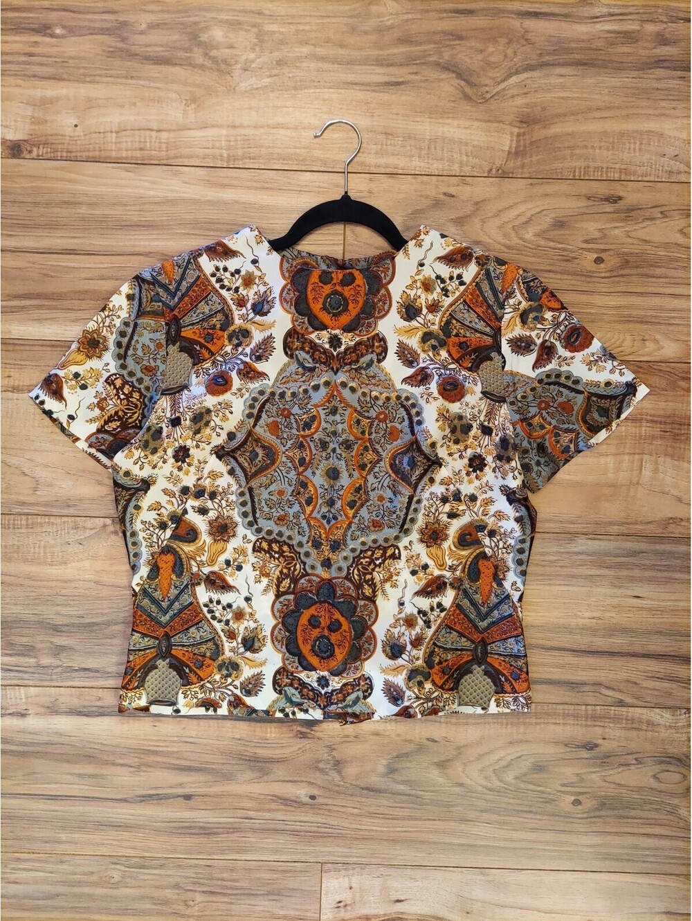 Vintage Patterned Blouse